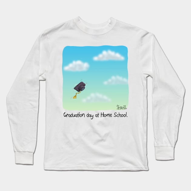 Home School Grad Long Sleeve T-Shirt by macccc8